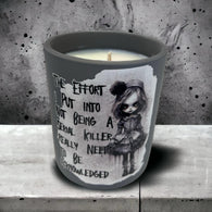 Creepy Doll Candle